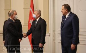 Završen sastanak u Predsjedništvu BiH: Ministar Akar ponovio stav Turske
